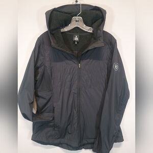 KÜHL “The One” Women’s Large Insulated Jacket Black Full Zip Hooded